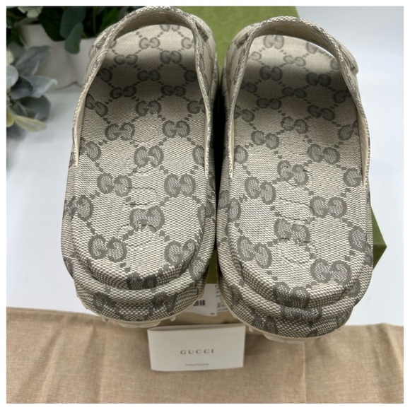 Gucci, GG monogram platform, sandals size 12 made in Italy - Picture 2 of 8